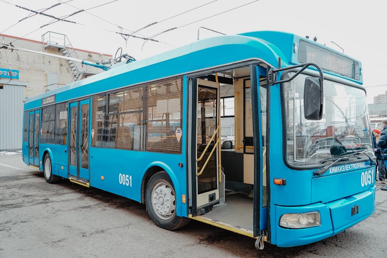В Химках запустили обновлённые троллейбусы
